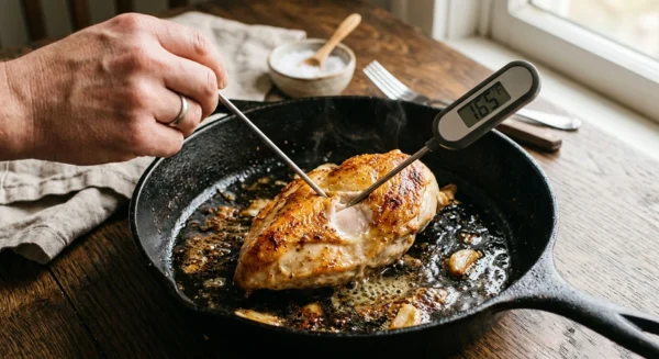 what happens if you eat undercooked chicken